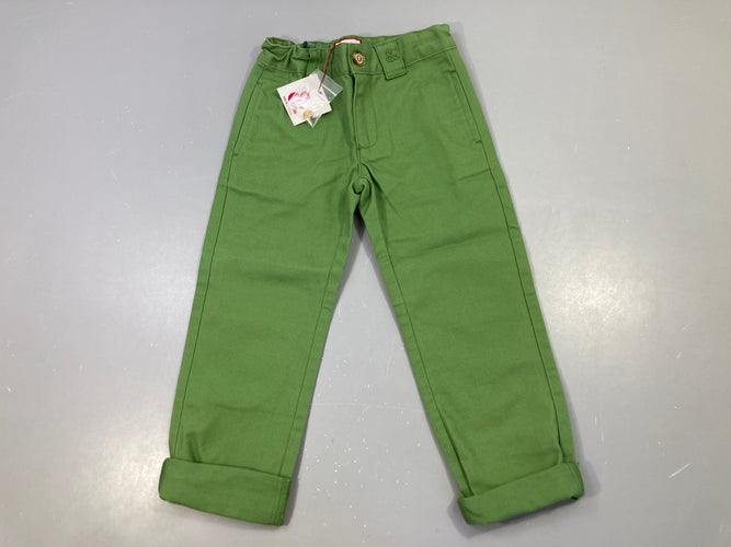 Neuf-Pantalon vert Chino, moins cher chez Petit Kiwi