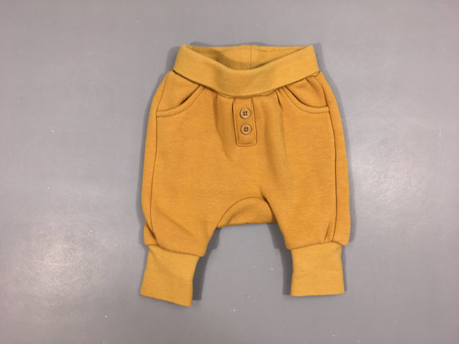 Pantalon molleton moutarde, moins cher chez Petit Kiwi