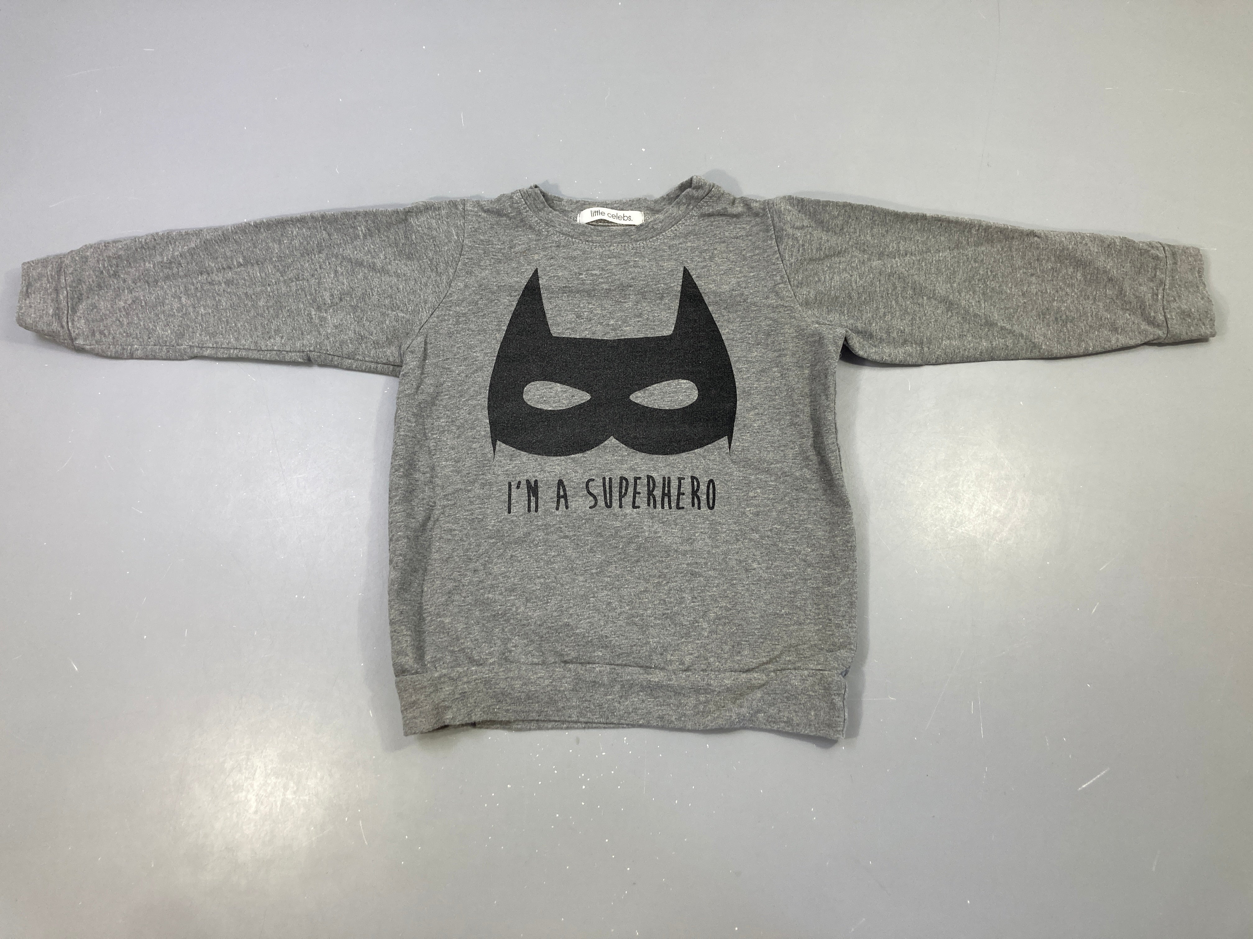 Sweat extra light gris Masque SuperHero