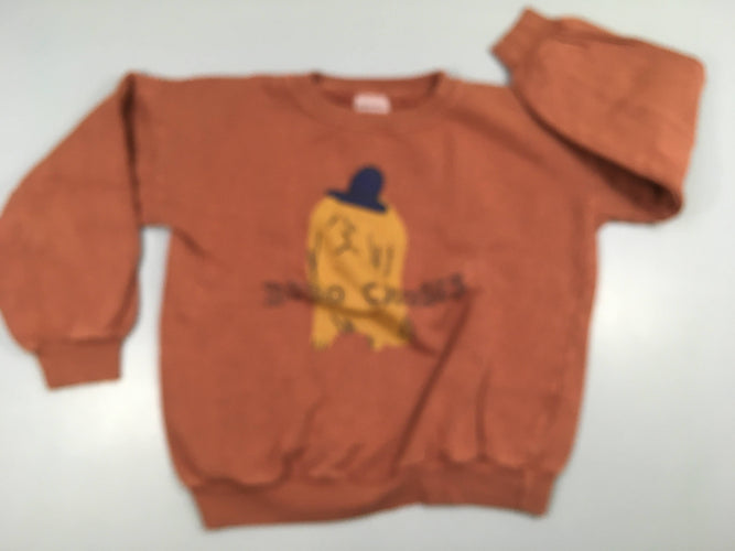 Sweat brique chien, Bobo Choses, moins cher chez Petit Kiwi