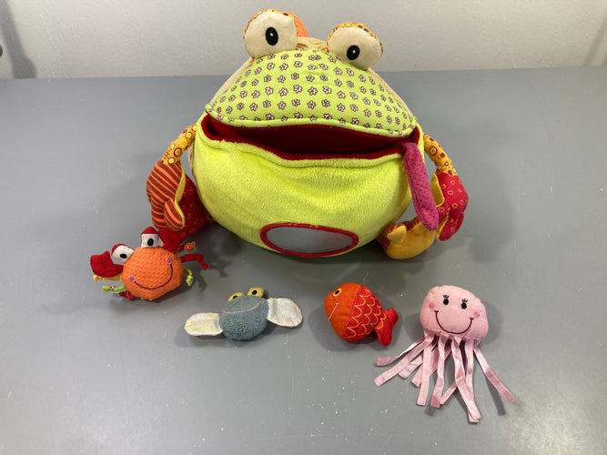 Roméo le crapaud mange-tout +6m, moins cher chez Petit Kiwi