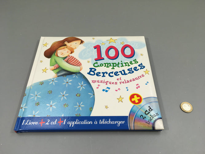 100 Comptines berceuses et musiques relaxantes avec 2 CD, moins cher chez Petit Kiwi