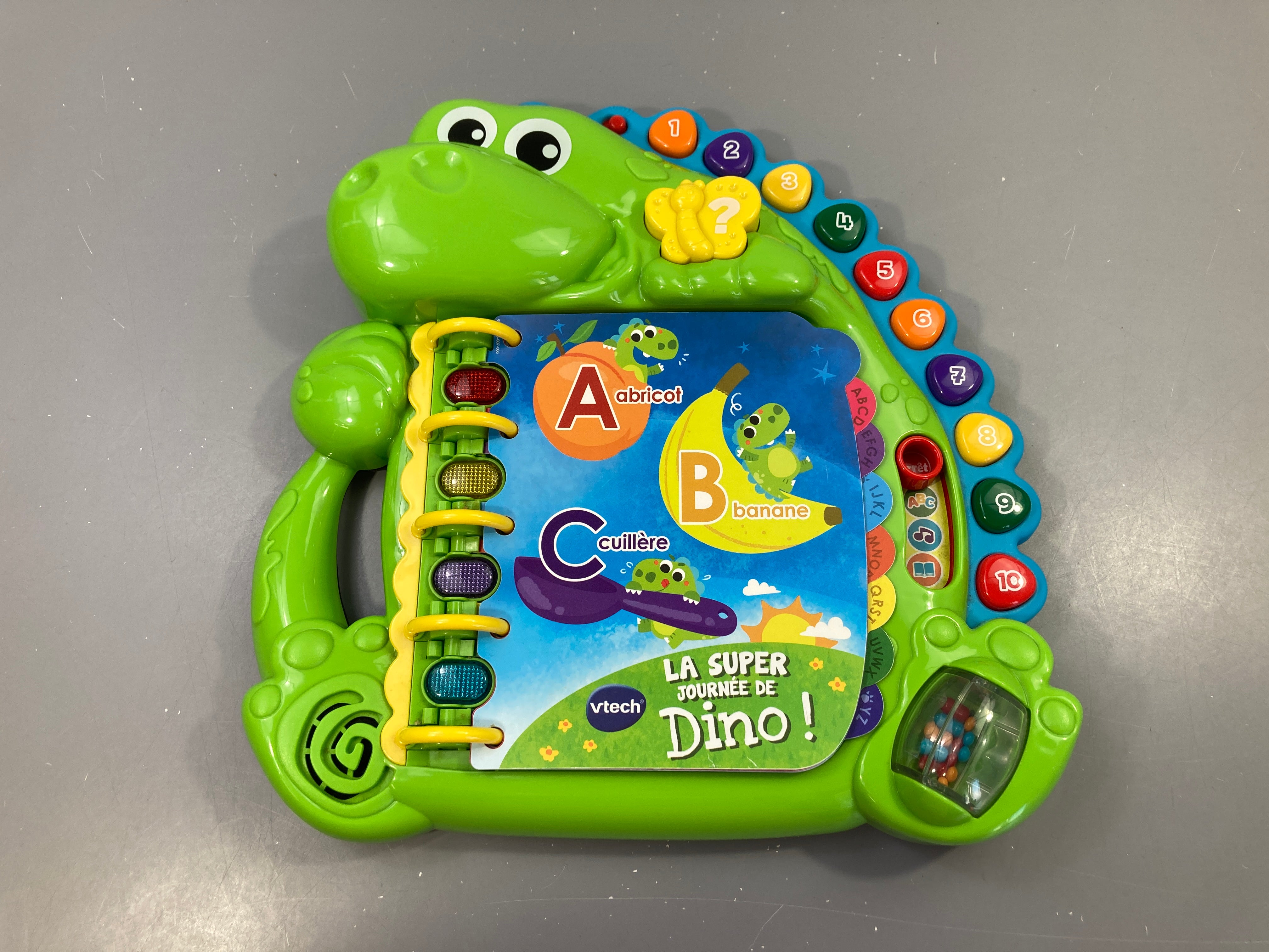 Livre interactif éducatif Mon Dino intello rigolo Fonctionne 2-5a