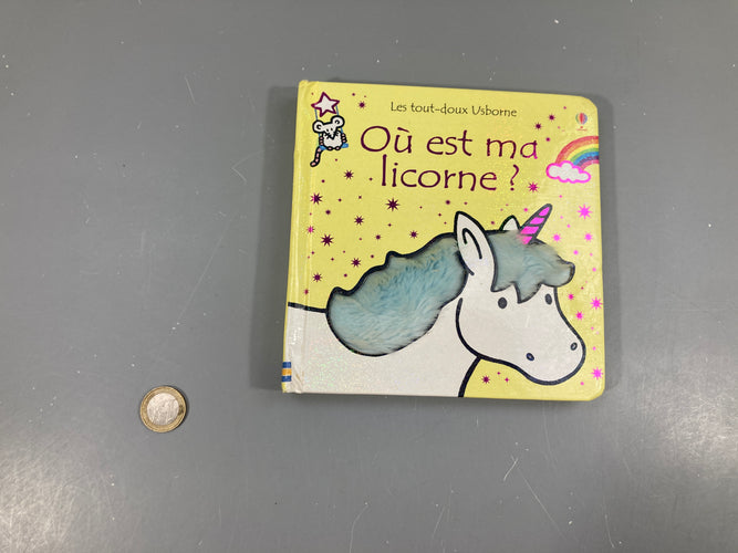 Où est ma licorne? Un peu taché, moins cher chez Petit Kiwi