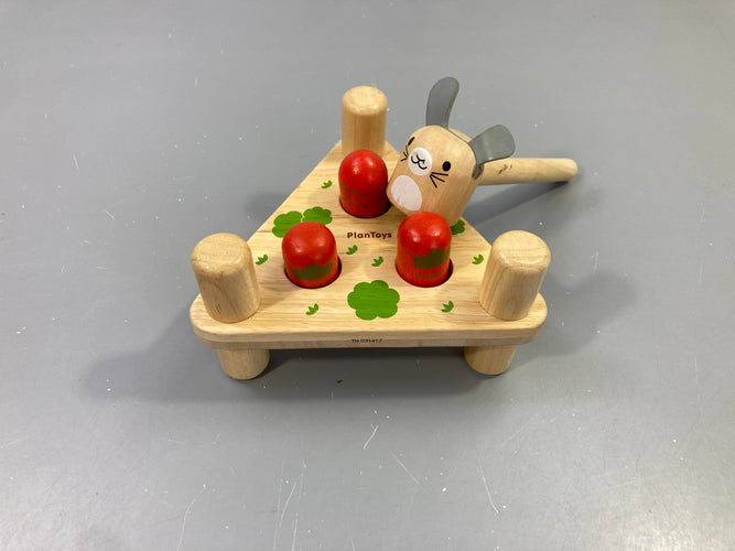 Jouet à marteler Wooden Hammer Head Rabbit, moins cher chez Petit Kiwi