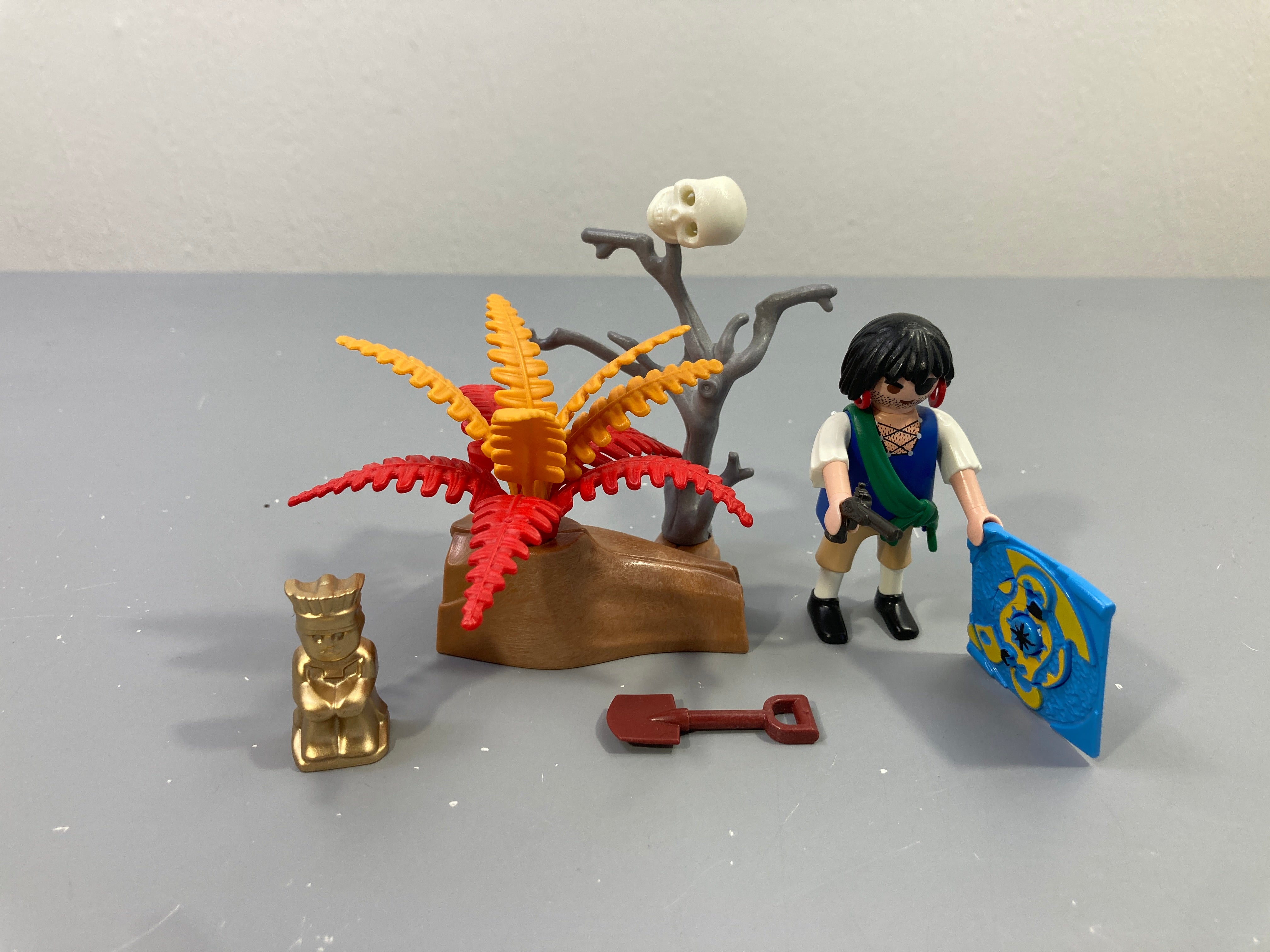 Playmobil - 4945- Chasse au Trésor Pirate -(Vendu sans boîte oeuf de Paques)