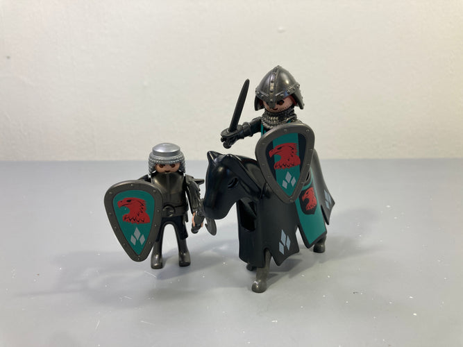 Playmobil - 4873 -Chevaliers du Faucon Complet, moins cher chez Petit Kiwi