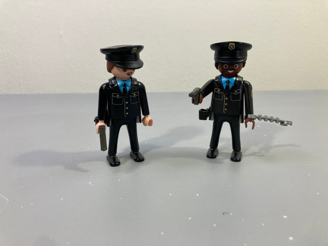 Playmobil 4580- Policier Usa + 1 autre figurine, moins cher chez Petit Kiwi