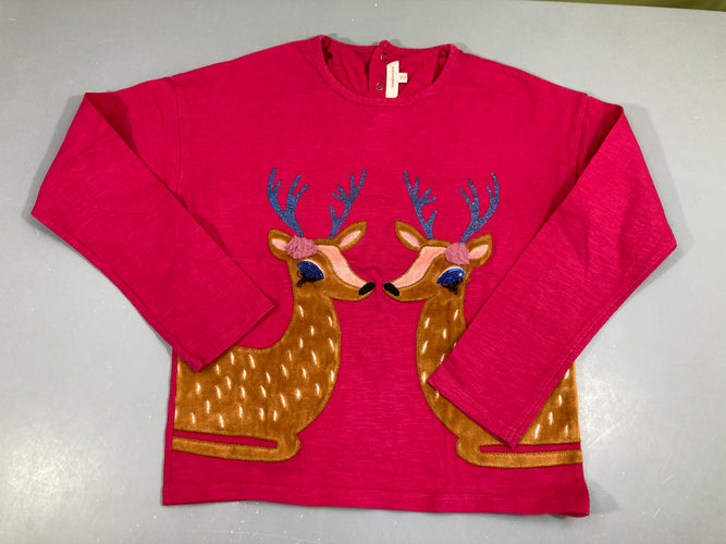 T-shirt m.l rose vif rennes, moins cher chez Petit Kiwi