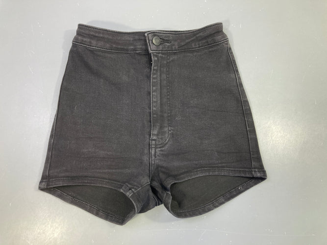 Short denim noir 36, moins cher chez Petit Kiwi