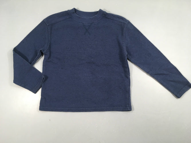 T-shirt m.l épais bleu foncé moucheté, moins cher chez Petit Kiwi