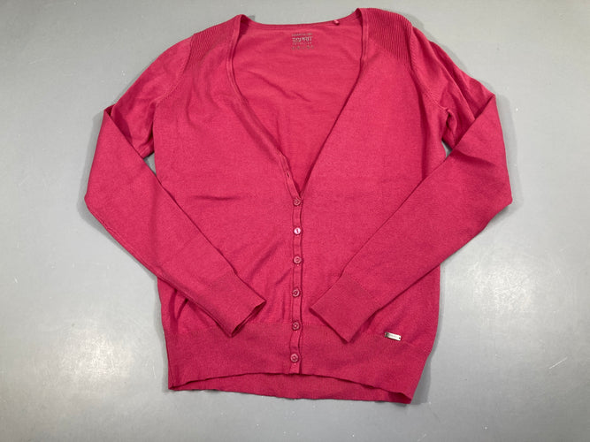 Gilet rose, moins cher chez Petit Kiwi