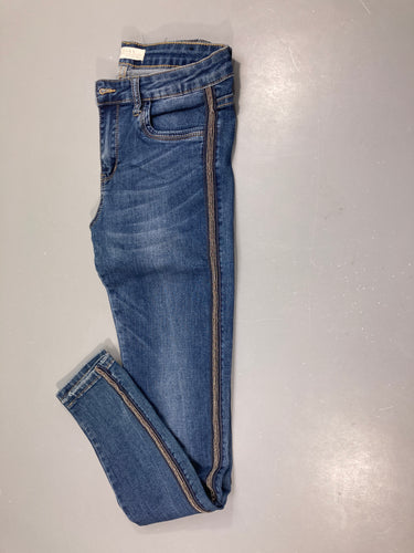Pantalon denim skinny, moins cher chez Petit Kiwi