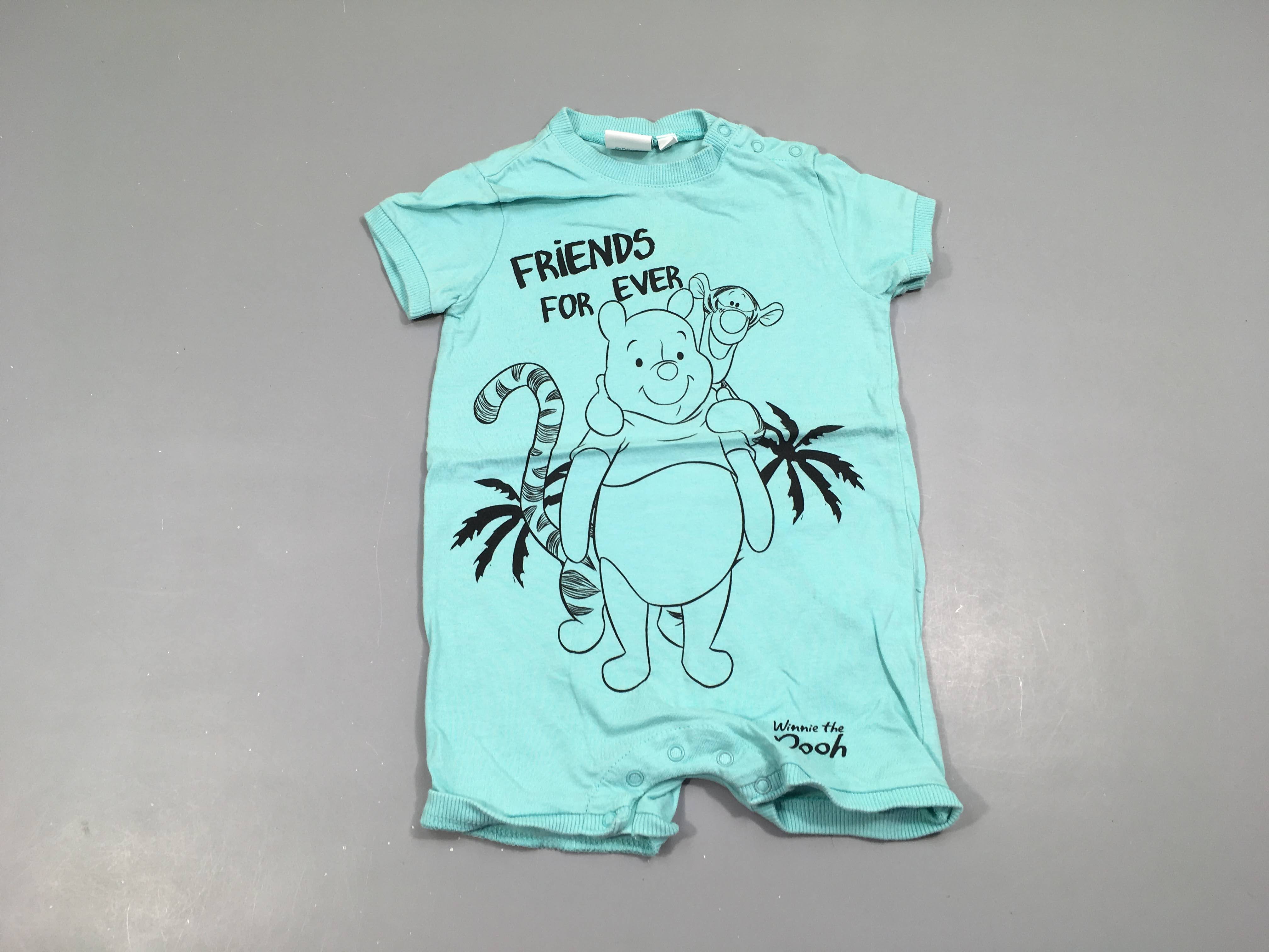 Combishort m.c jersey bleu Winnie
