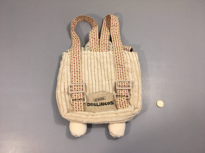Cartable / sac à dos maternelles lapinos, Les Déglingos, moins cher chez Petit Kiwi