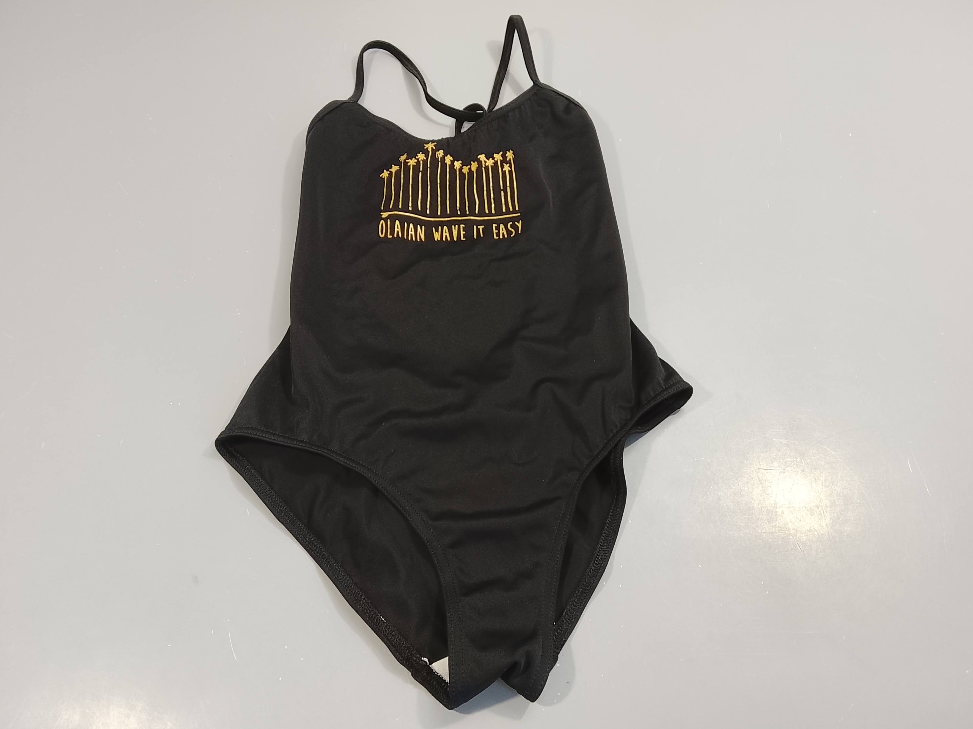 Maillot noir, palmiers dorés 