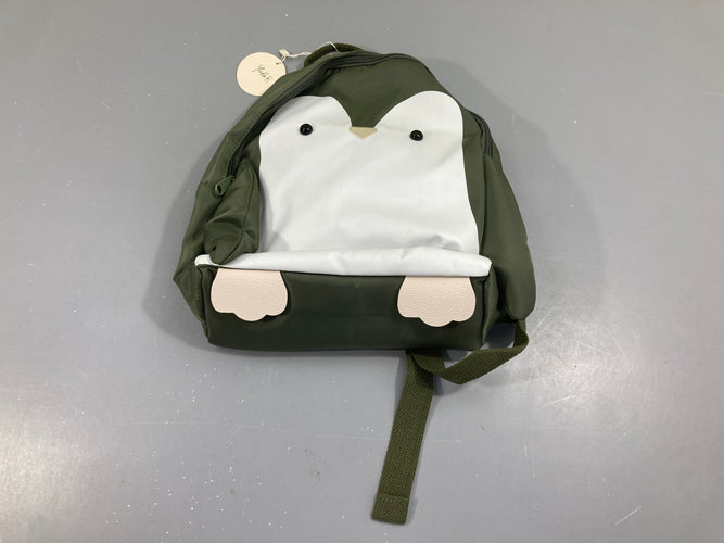 NEUF sac à dos kaki pingouin Yuko B (prix neuf 36,95€), moins cher chez Petit Kiwi