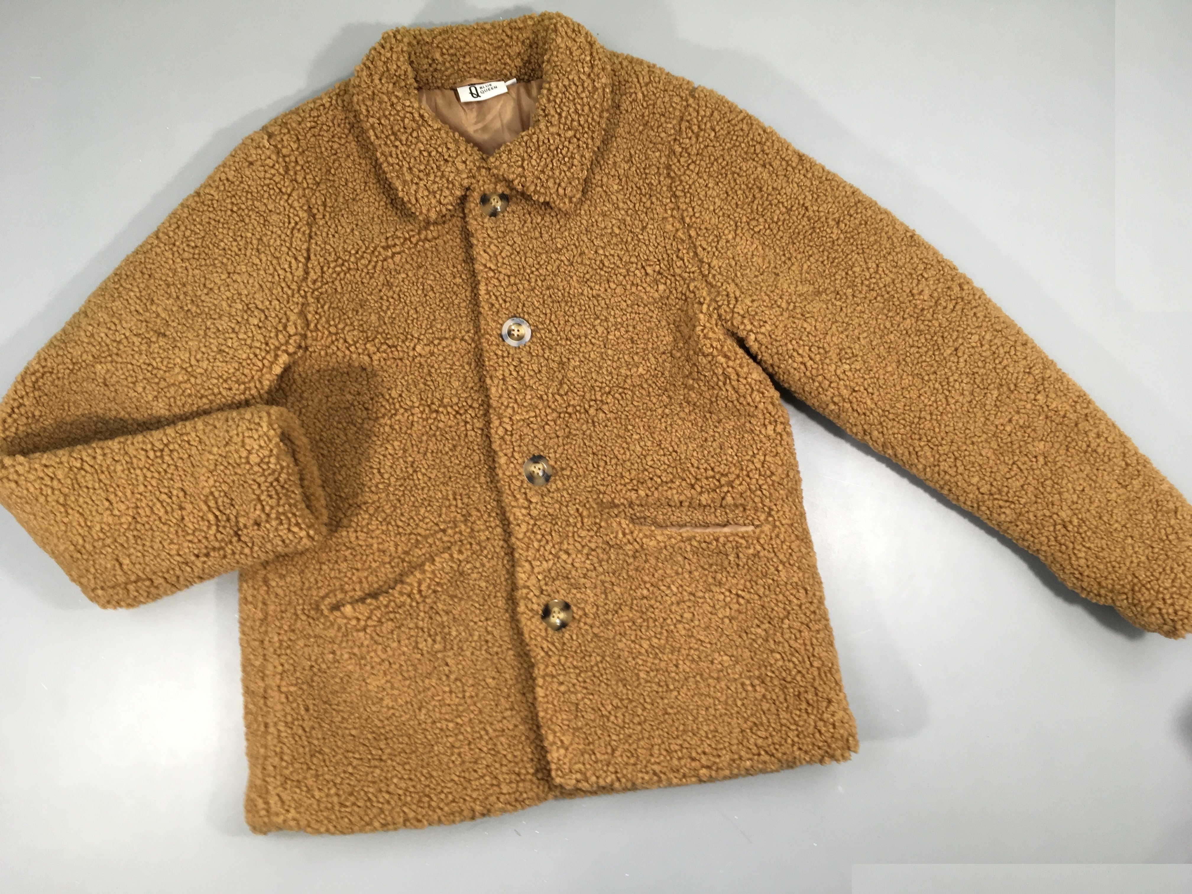 Veste teddy brun