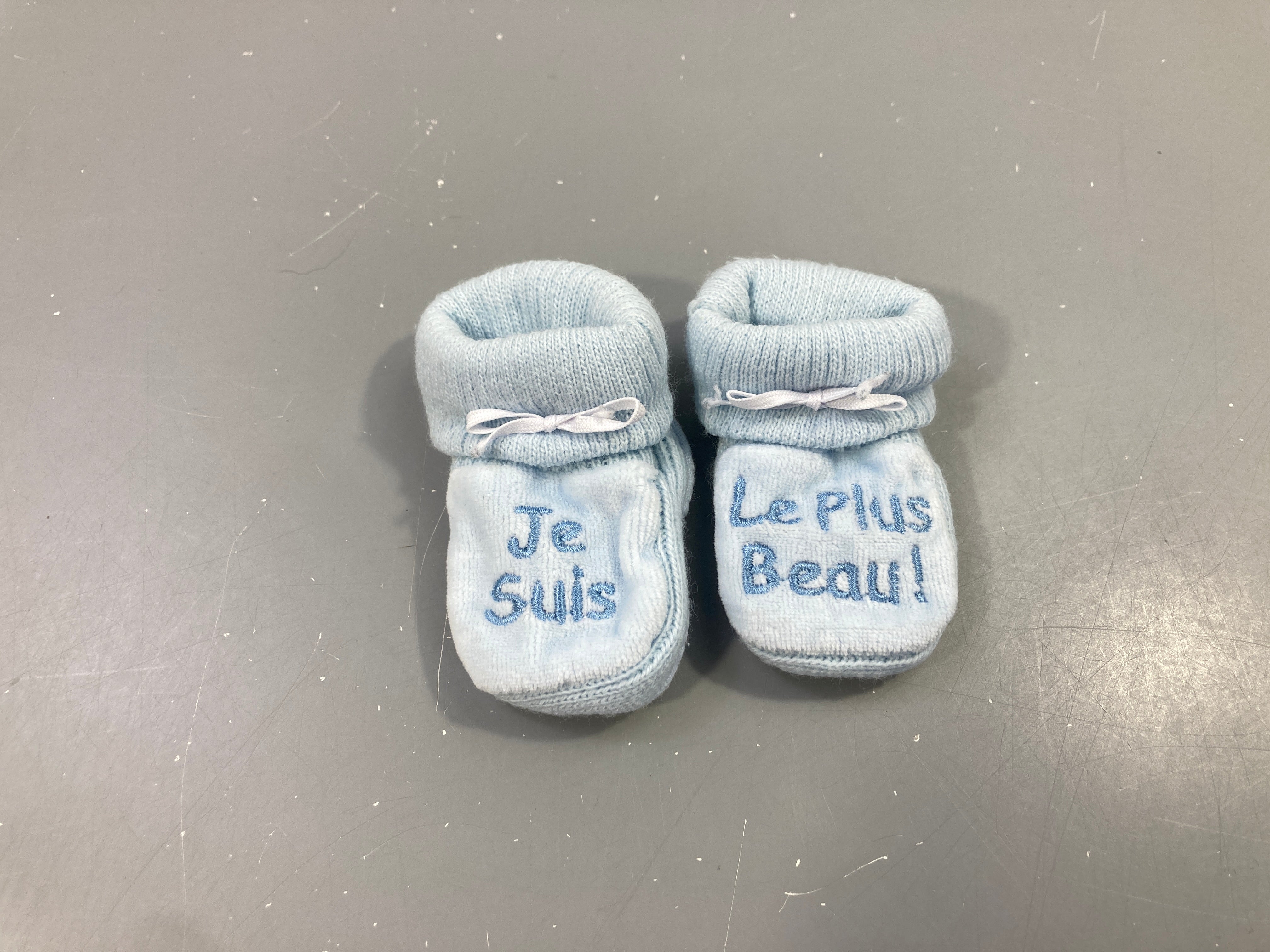 Chaussons bleu clair 