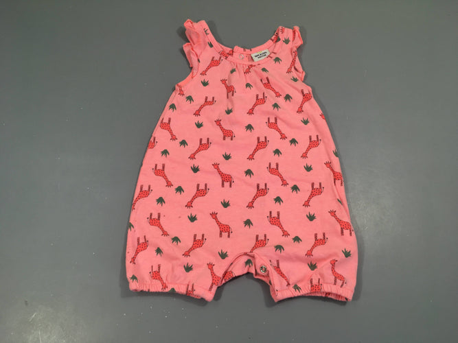 Bar.boteuse rose Girafes froufrou manches, moins cher chez Petit Kiwi