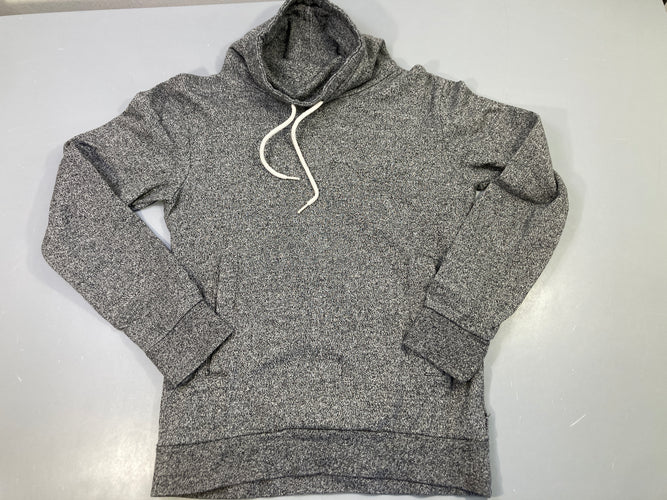 Sweat gris moucheté col montant, moins cher chez Petit Kiwi