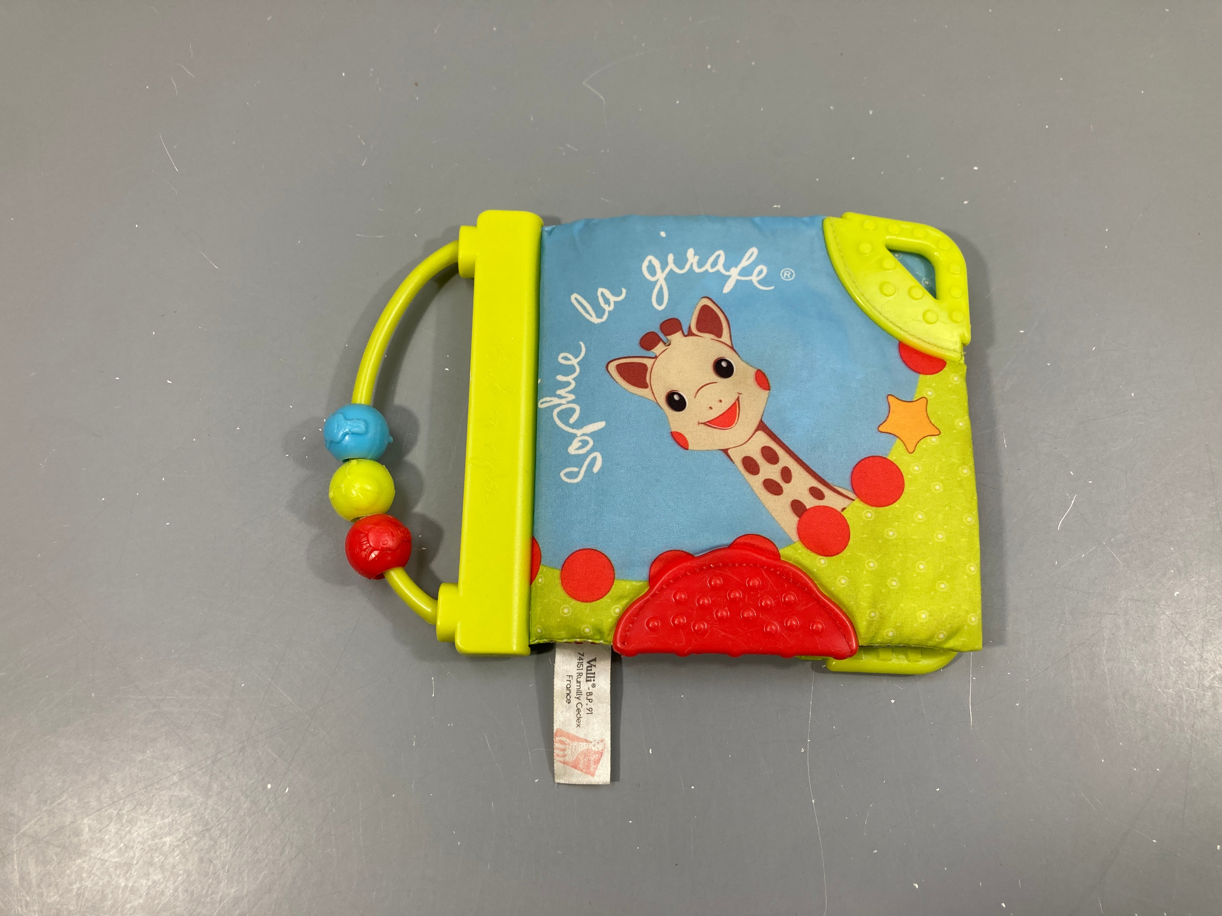 Livre textile Sophie la girafe