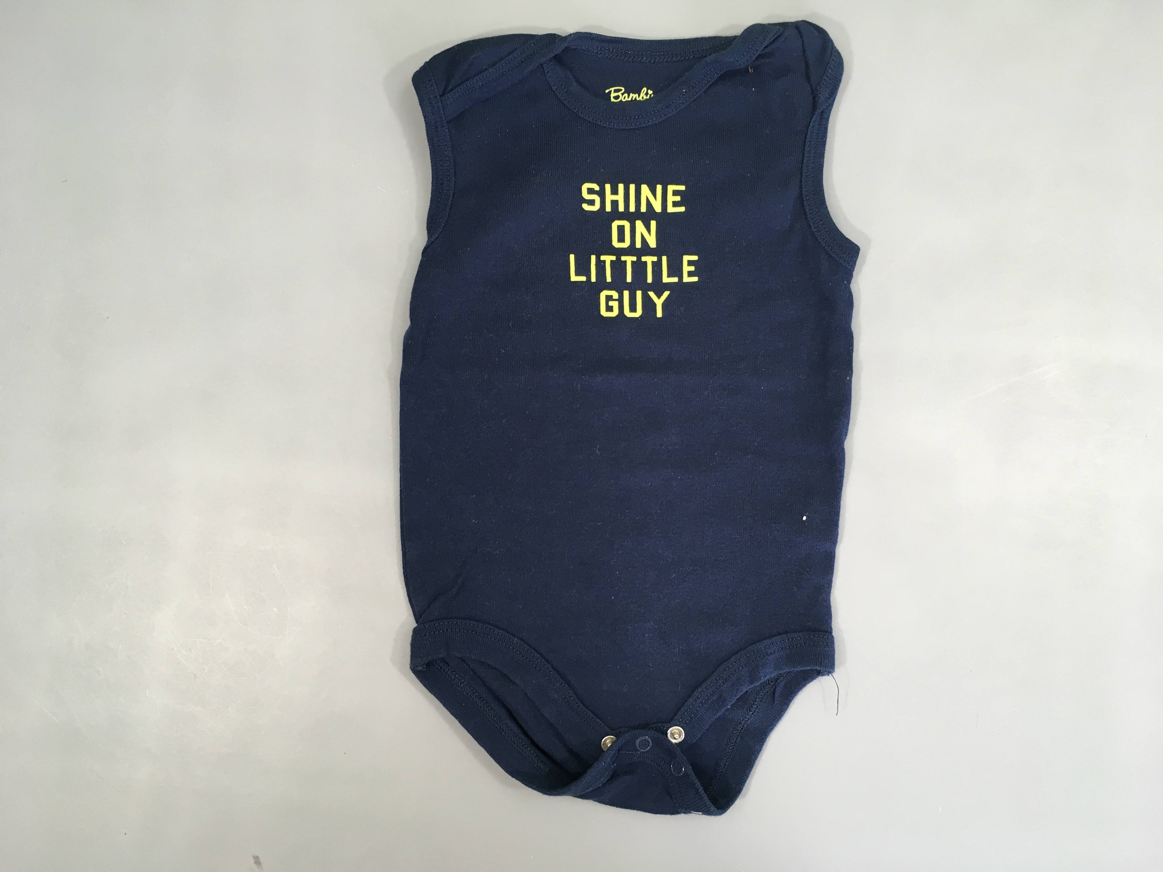 Body s.m bleu foncé Shine on little guy