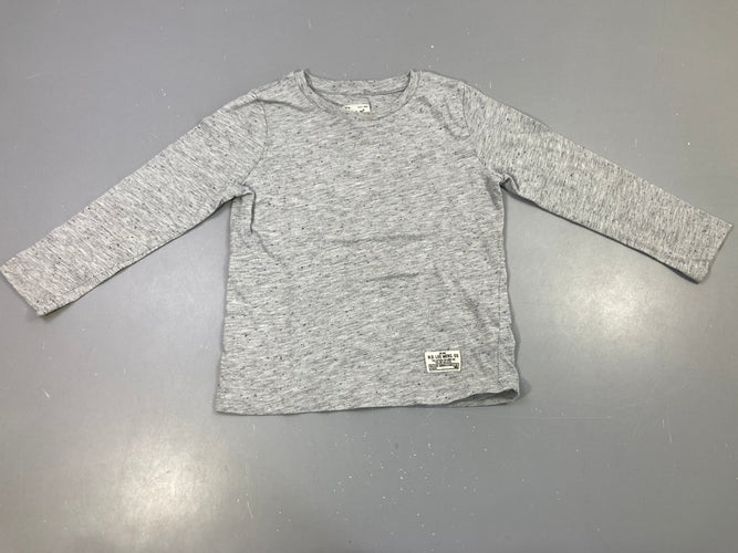T-shirt m.l moucheté gris chiné H.D. Lee, bouloché, moins cher chez Petit Kiwi