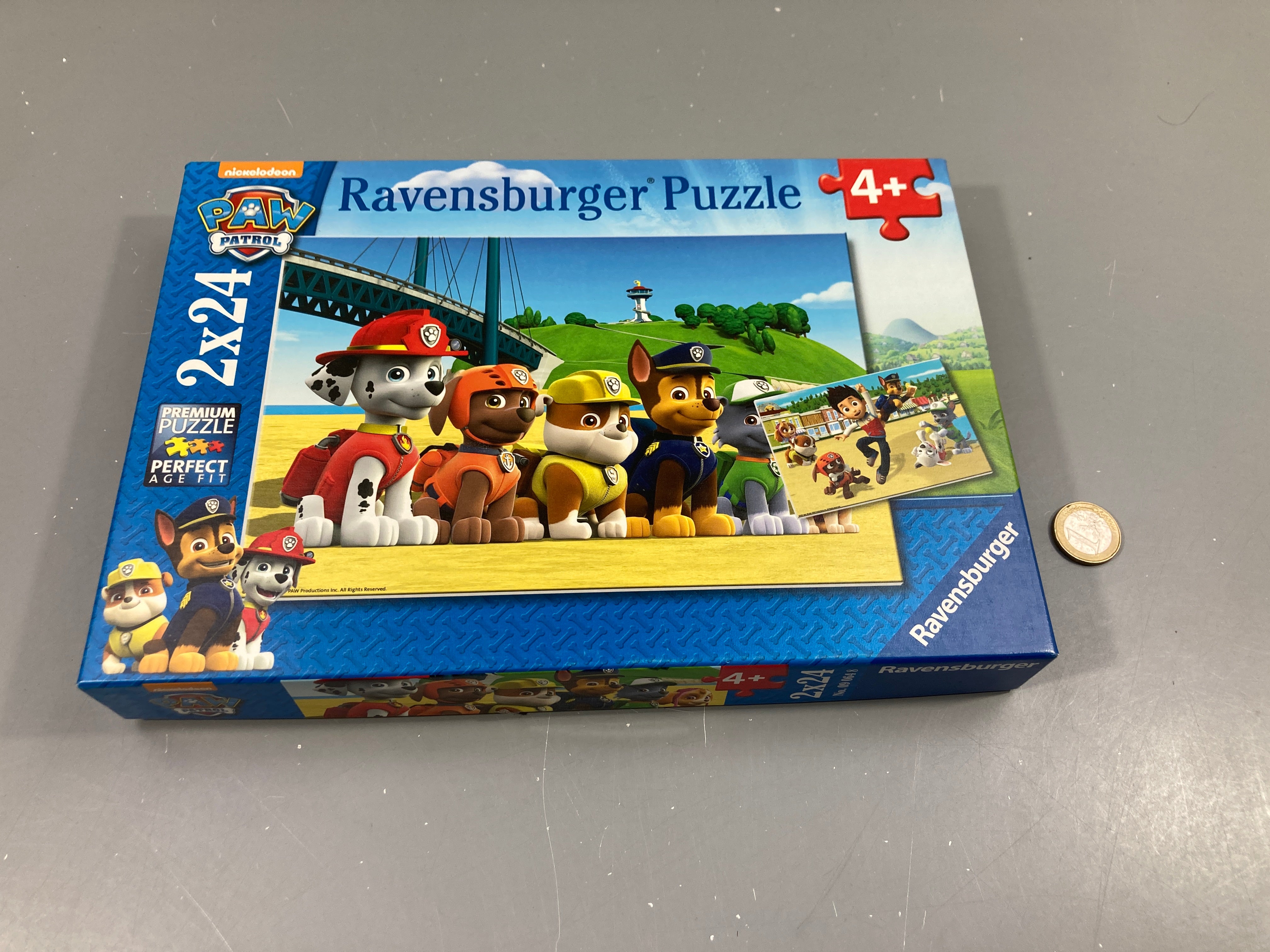 Puzzle Paw Patrol 2x24pcs +4a Complet!