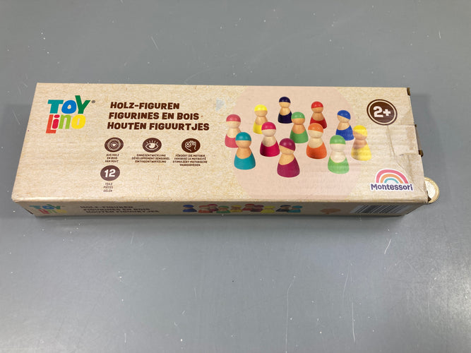 Figurines en bois personnages toy lino, 2+ - complet, moins cher chez Petit Kiwi