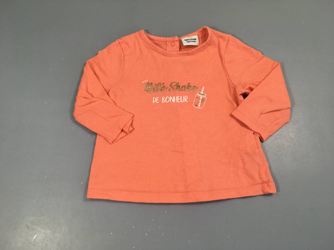 T-shirt m.l rose bonheur, moins cher chez Petit Kiwi