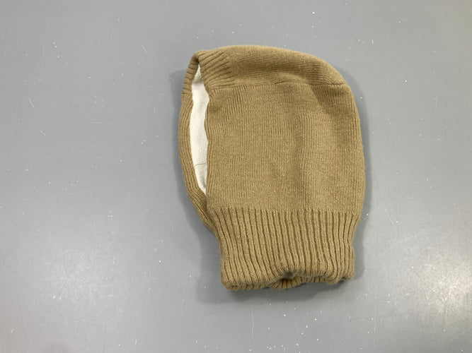 Cagoule tricot beige, boulochée, moins cher chez Petit Kiwi