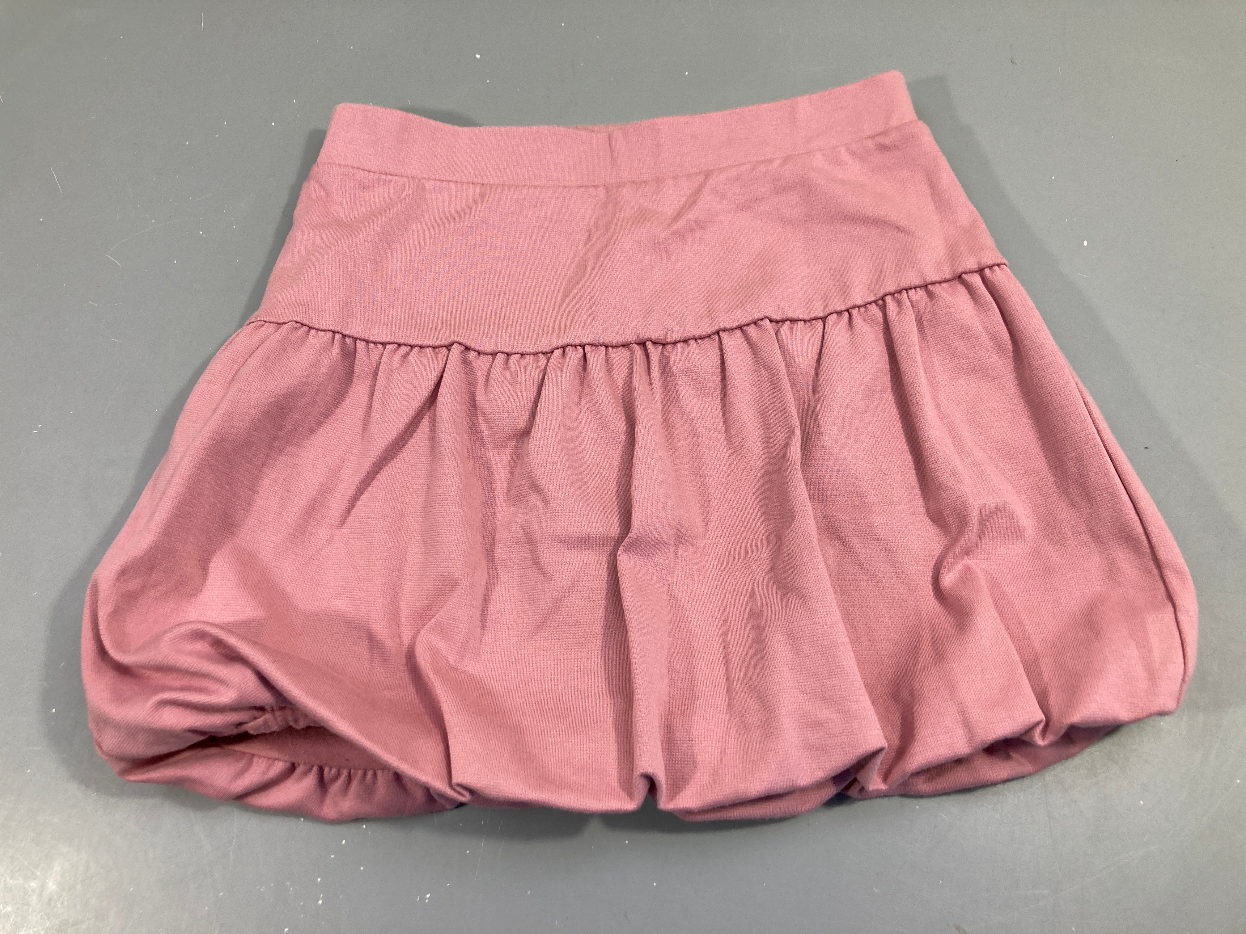 Jupe ballon jersey rose