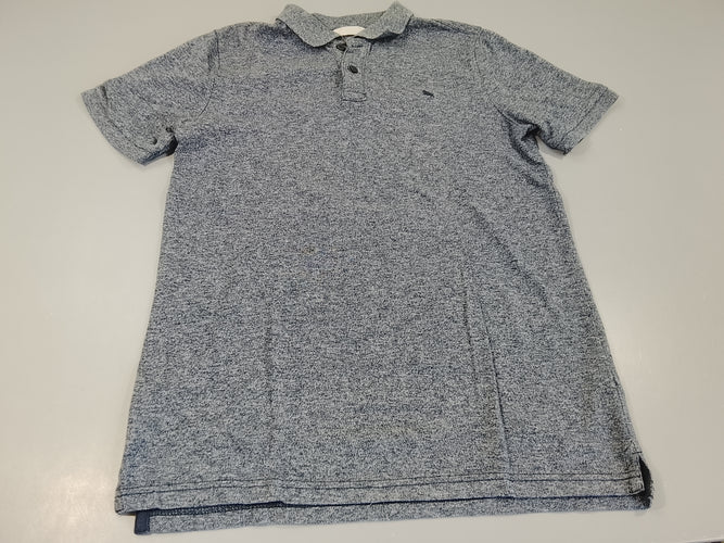 Polo m.c bleu chiné, moins cher chez Petit Kiwi