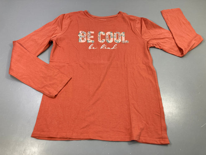 T-shirt m.l orange "Be cool", moins cher chez Petit Kiwi