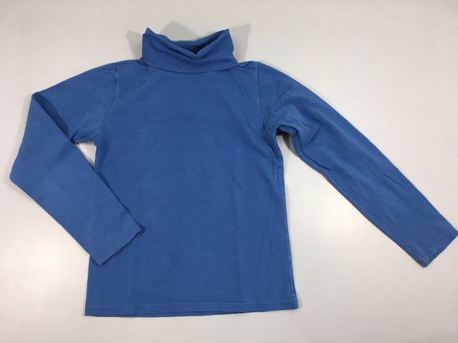T-shirt m.l col roulé bleu foncé Bas manche G légèrement taché, moins cher chez Petit Kiwi