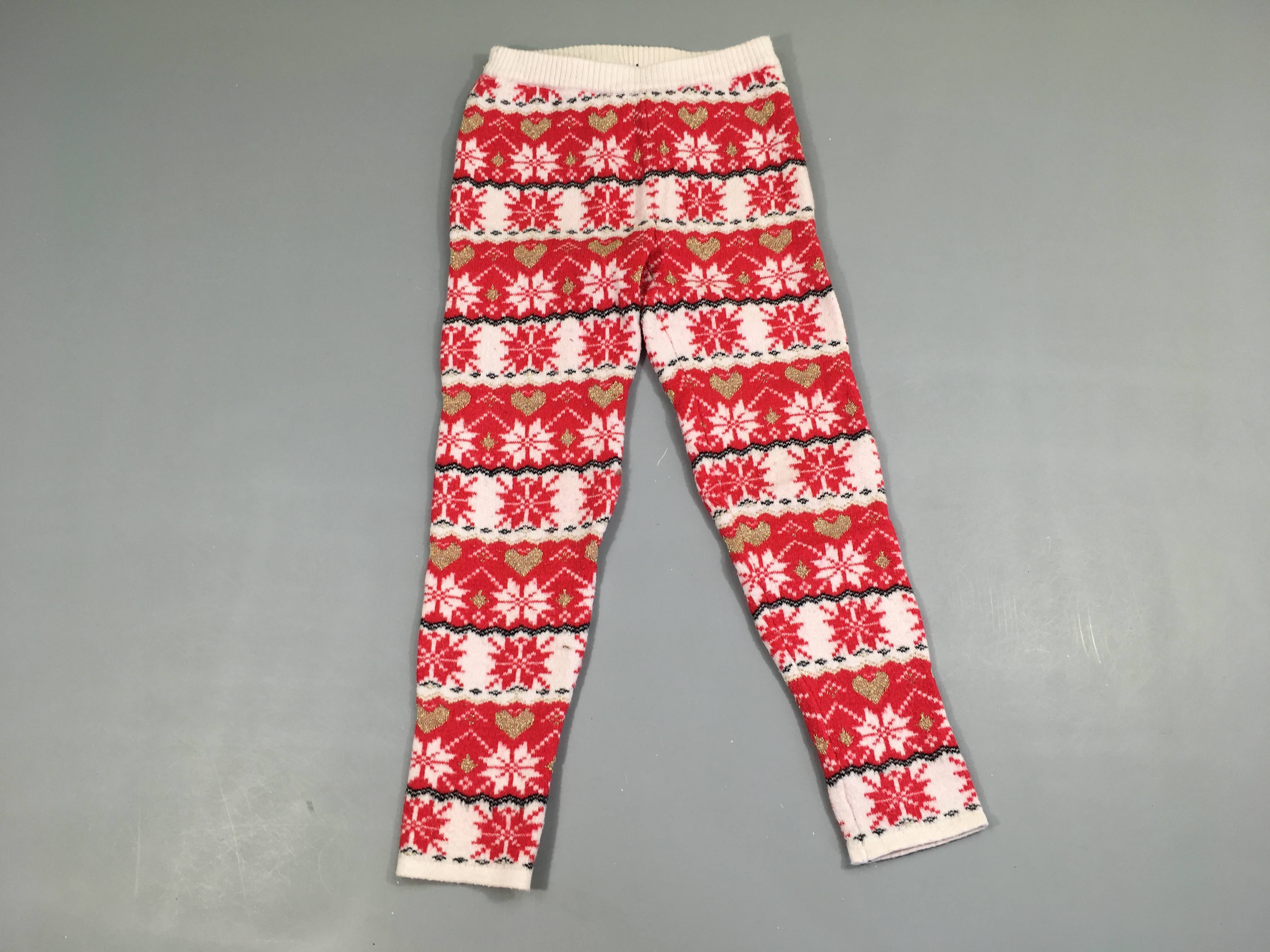 Pantalon mailles Noël, bouloché