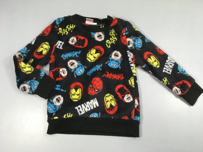 Pull velours noir Mà reversel, moins cher chez Petit Kiwi