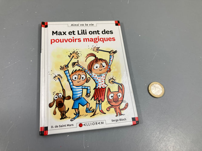 Max et lili ont des pouvoirs magiques, moins cher chez Petit Kiwi