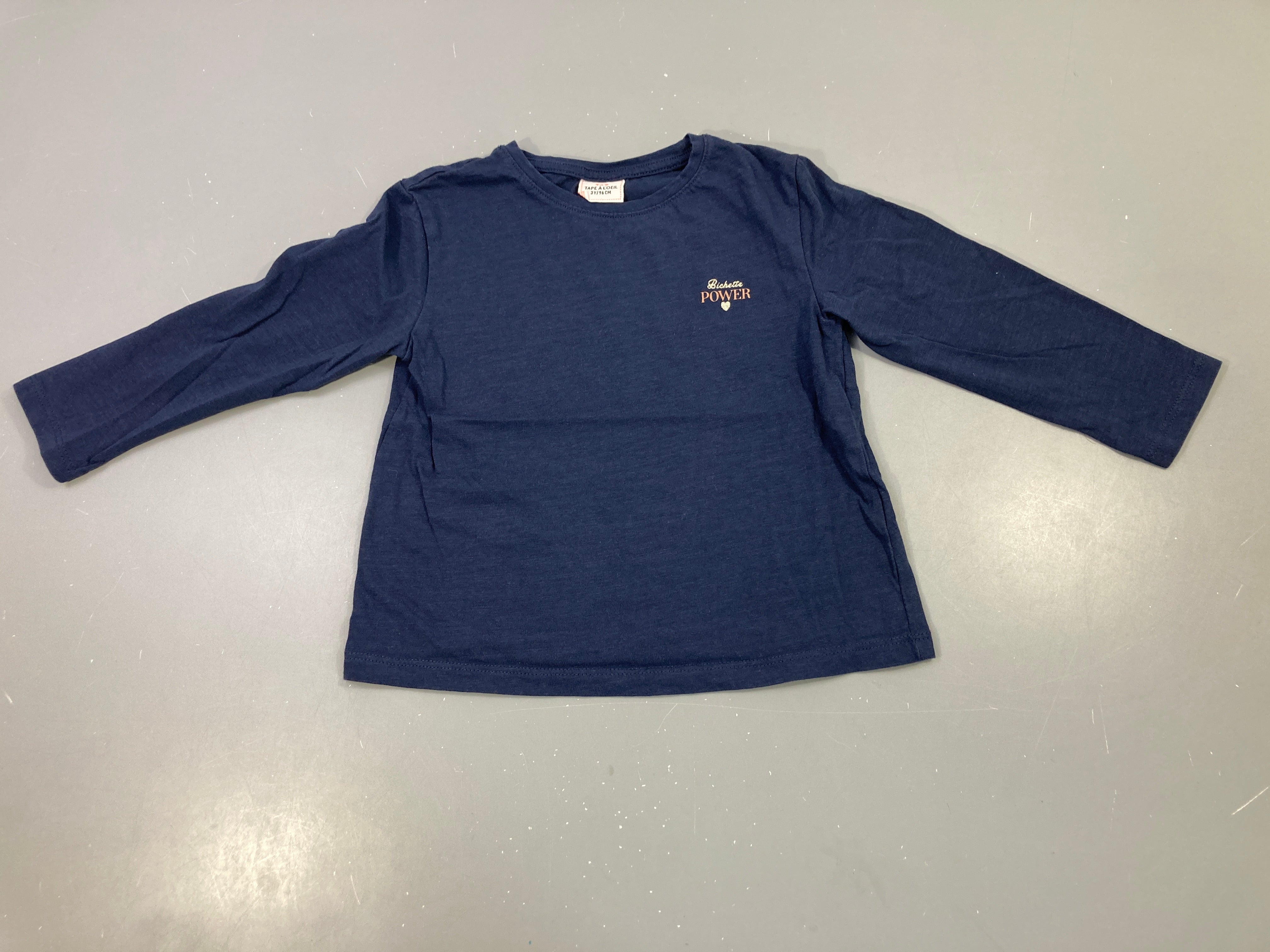 T-shirt m.l bleu marine 