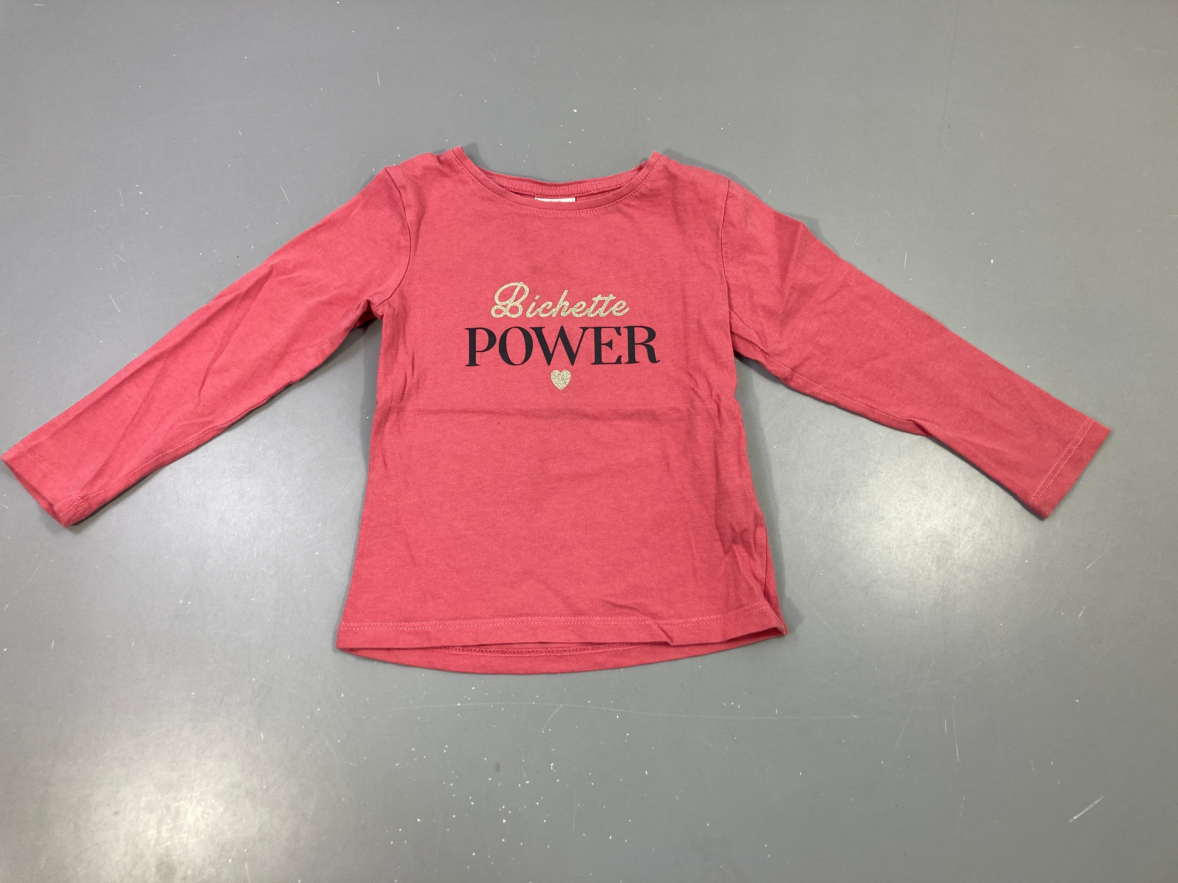 T-shirt m.l rose 