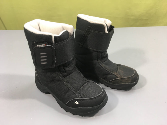 Bottes de neige noires, moins cher chez Petit Kiwi