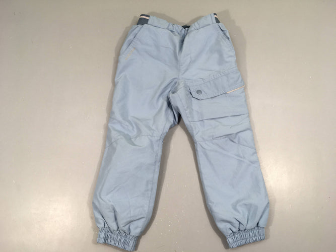 Pantalon bleu doublé thermo, moins cher chez Petit Kiwi
