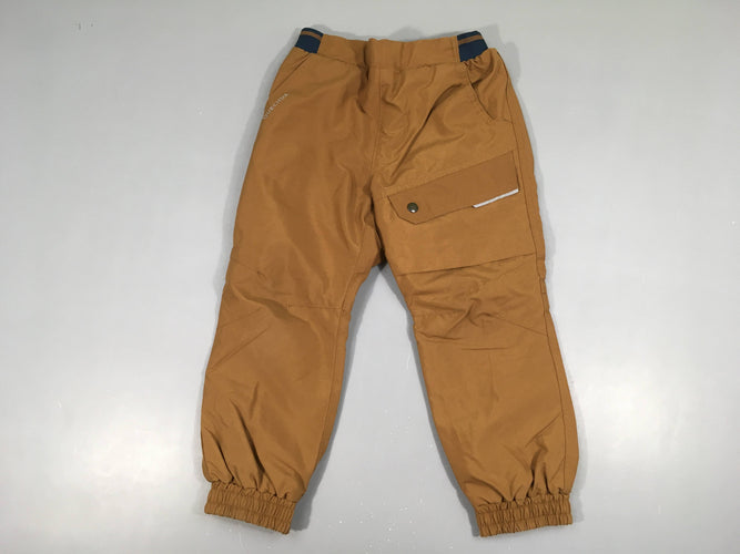 Pantalon camel doublé thermo bouloché, moins cher chez Petit Kiwi