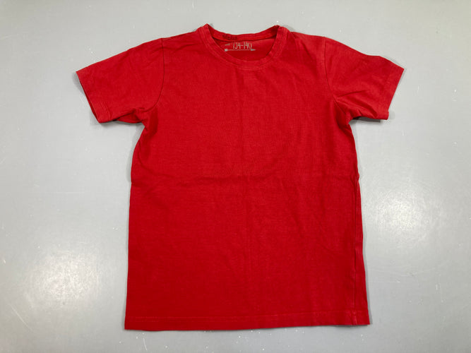 T-shirt m.c rouge, moins cher chez Petit Kiwi
