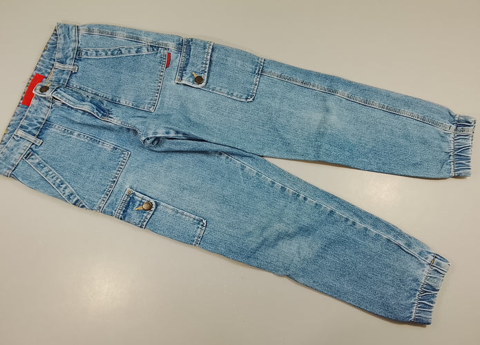 Pantalon cargo denim , cheville élastiques, Jennyfer (36), moins cher chez Petit Kiwi