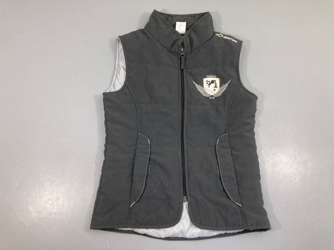 Bodywarmer d'équitation gris Fouganza, moins cher chez Petit Kiwi