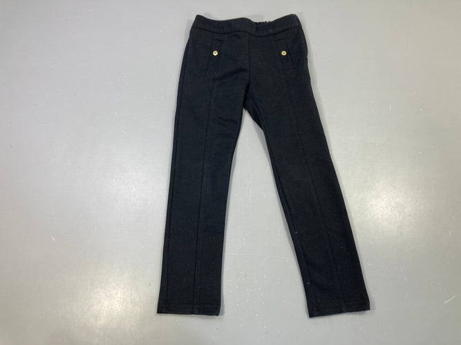 Jegging noir, poches boutons dorés, moins cher chez Petit Kiwi