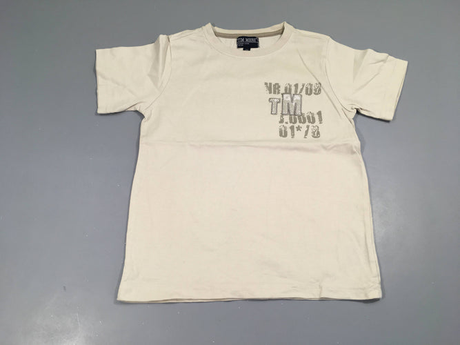 T-shirt m.c blanc cassé, TM, moins cher chez Petit Kiwi