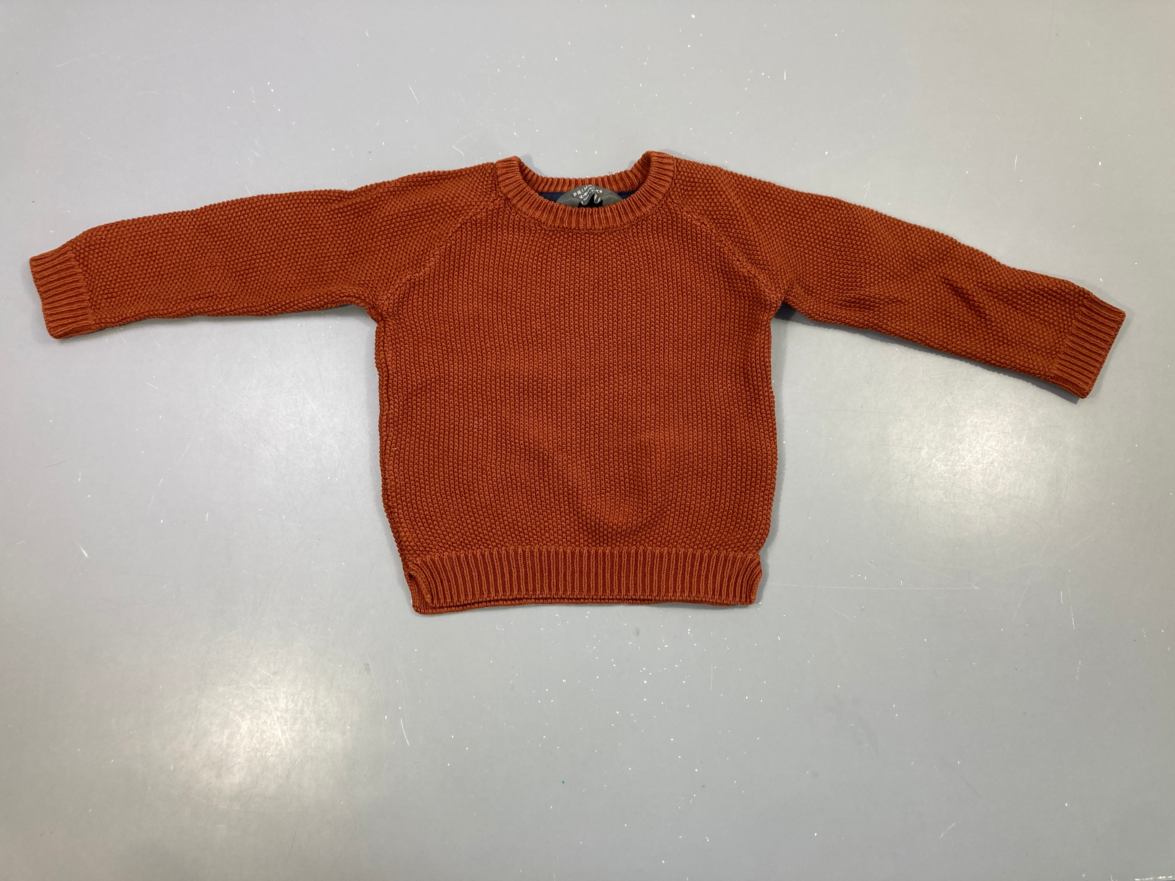 Pull brun orangé
